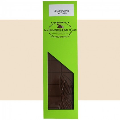 Tablette de chocolat au lait sans sucre Tablette de chocolat au lait sans sucre