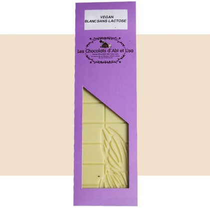 Tablette chocolat blanc vegan 38% Tablette chocolat blanc vegan 38%