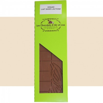Tablette chocolat lait vegan 44% Tablette chocolat lait vegan 44%