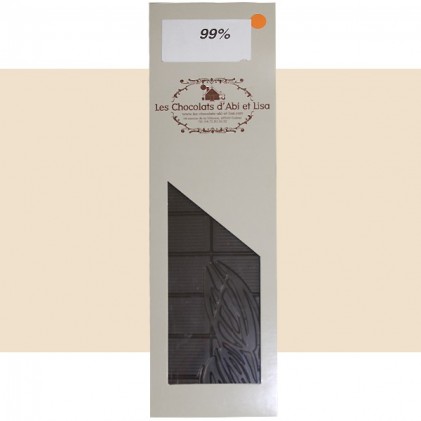 Tablette chocolat Noir 99% de cacao minimum Tablette chocolat Noir 99% de cacao minimum